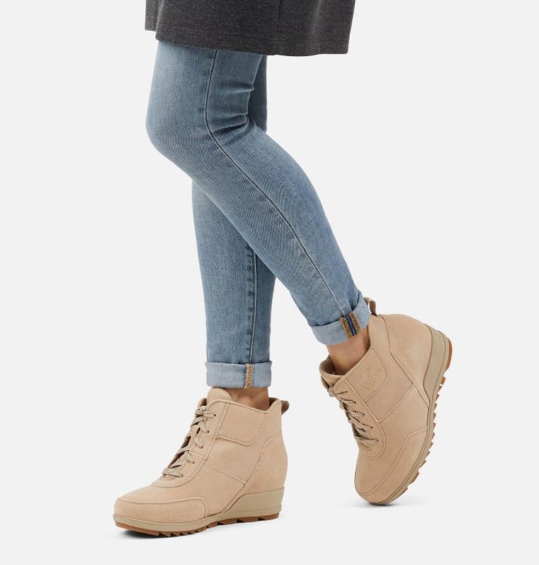 Sorel Dam Wedges Brun - Evie™ Sport Lace Bootie - QPX-410276